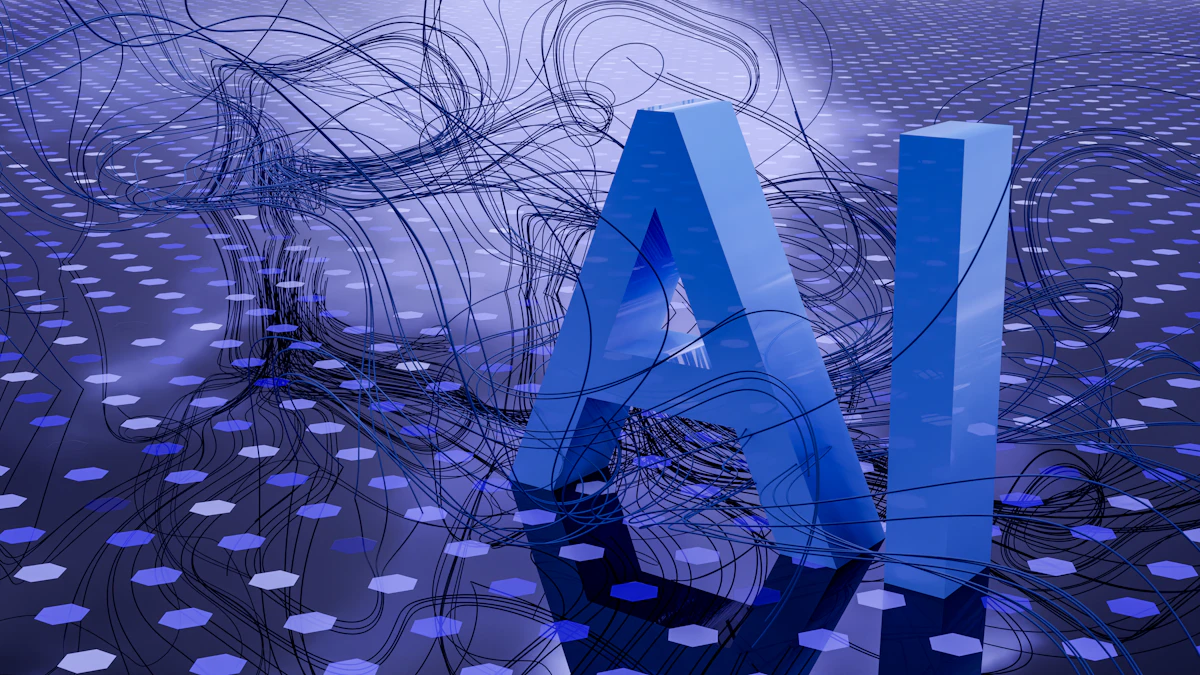 Abstract visual representing artificial intelligence
